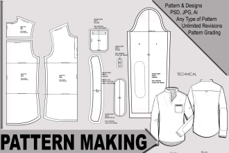 make sewing pattern for your designs