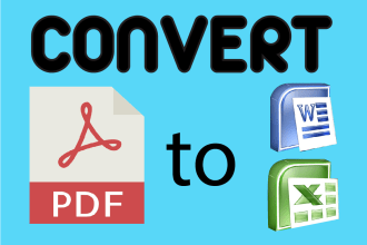 convert pdf to word excel google docs sheets file