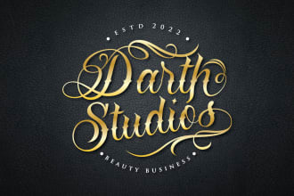design modern timeless luxury lettering logo