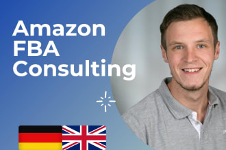 be your german or english amazon fba consultant