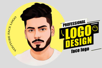 design your own face amazing cartoon logo