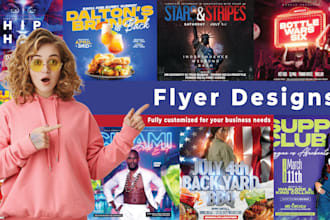 do a marketing and business flyer design