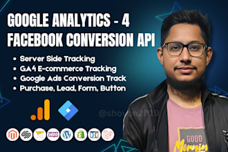facebook conversion API, ga4 ecommerce, server side tracking, GTM, pixel, funnel
