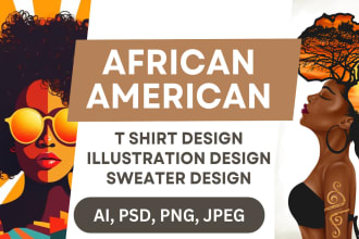 do african american illustration and character design