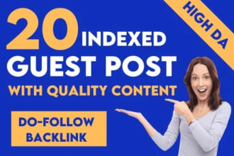 publish article SEO guest post backlink high quality dofollow guest blogging