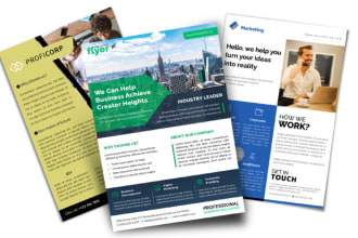 do professional corporate and business flyer design