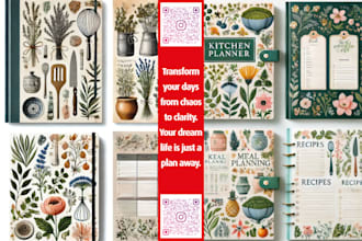 design your unique cookbook or recipe book