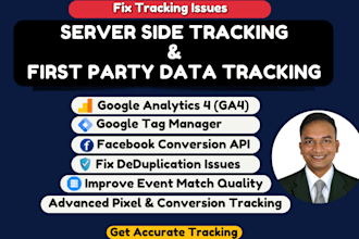 set up server side tracking with GTM and first party data tracking