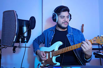 record electric guitars or acoustic guitars for your songs