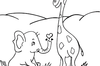 draw coloring pages for kids