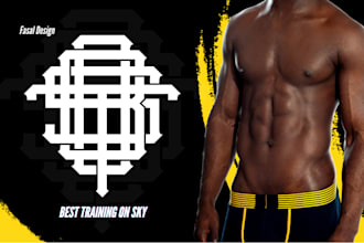 do modern sports, health, gym and fitness logo design