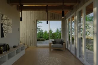 create detailed architectural models in blender or sketchup