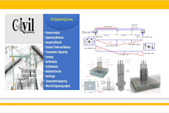 solve civil engg problems  and tasks of rcc,structures, mechanics effectively