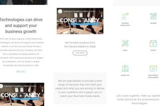 design a static website from scratch using HTML, CSS and js