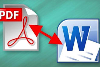 convert PDF file to doc file, jpeg to word etc