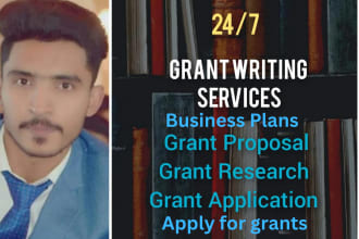 be your grant proposal writer or create rfp proposal