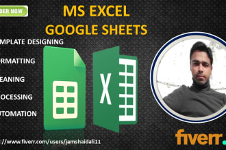 automate or clean your excel file or other excel data