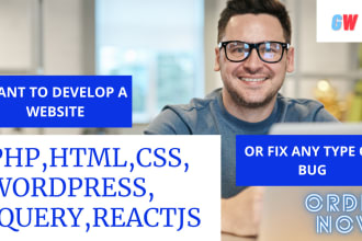 create any website using firebase, reactjs, laravel, mysql