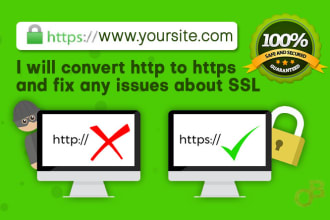 convert http to https install ssl or fix issues for ssl