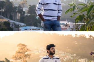 do complete retouching and color grading of your portraits