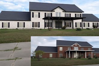 professionally change your house color exterior paint rendering