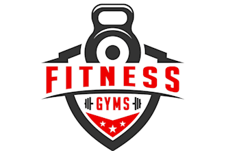 creative outstanding fitness logo with express delivery