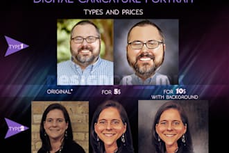 make your digital caricature