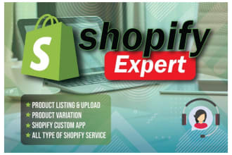be your shopify virtual assistant and shopify store manager