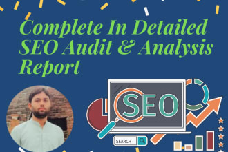 provide in detailed  website seo audit and analysis report