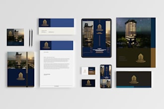 do stationery, logo branding  stationery identity kit