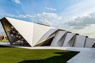 do fast 3d sketchup modeling and realistic rendering