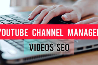 be your youtube channel manager