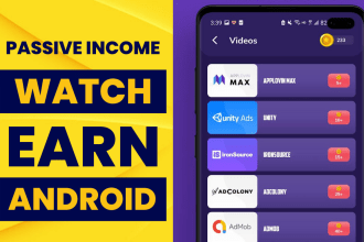 create watch and earn android app for you