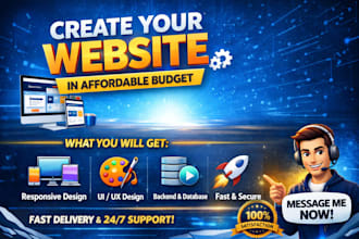 create website in affordable budget