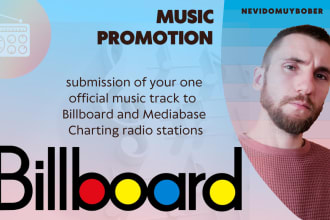 submit music to billboard and mediabase charting radio stations