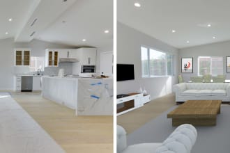 do virtual staging, virtual renovation, 3d modeling