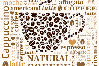 design stunning typography word art word cloud of any shape