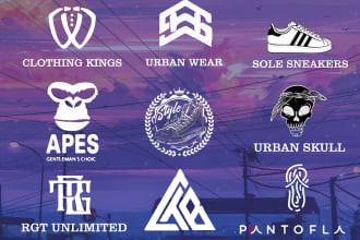 design dope urban streetwear, clothing logo