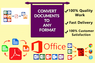 convert any document pdf, word, jpeg, png, excel, powerpoint