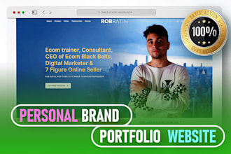 build your personal brand website