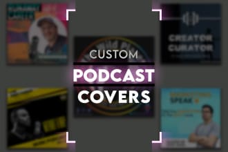 design podcast cover art for itunes, spotify