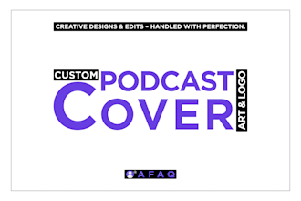 design your custom podcast cover art and logo