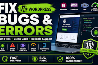 fix wordpress bugs and errors