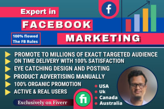 do organic facebook marketing on your exact targeted area