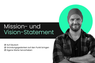 write your german mission and vision statement