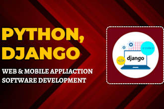 develop python django websites and web applications