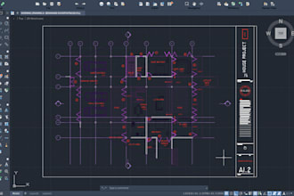 create architectural concepts, sketches and auto cad plans
