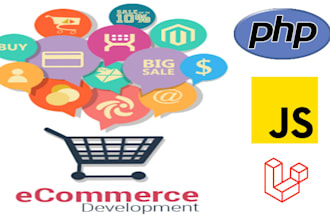develop customisable ecommerce website using PHP and laravel