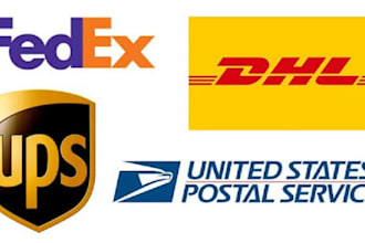 integrate API to track shipment for usps, ups, fedex and dhl USA in realtime