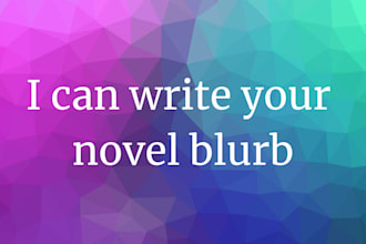 write your book blurb